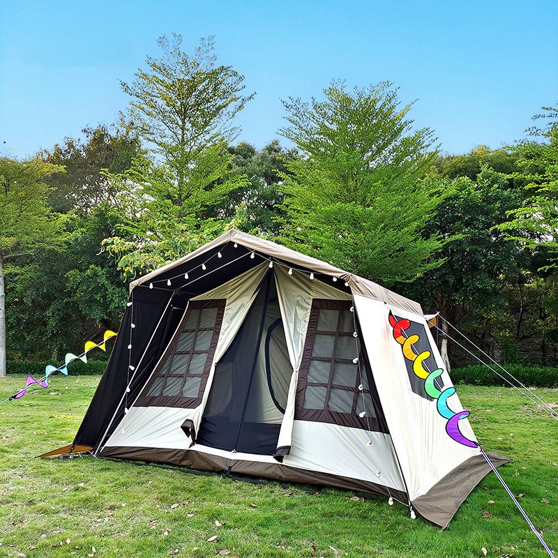glam camping tent