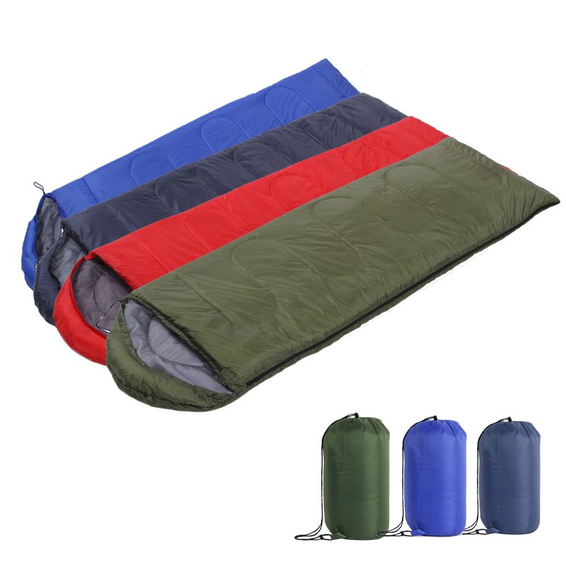 Saco de dormir ligero para acampar con capucha