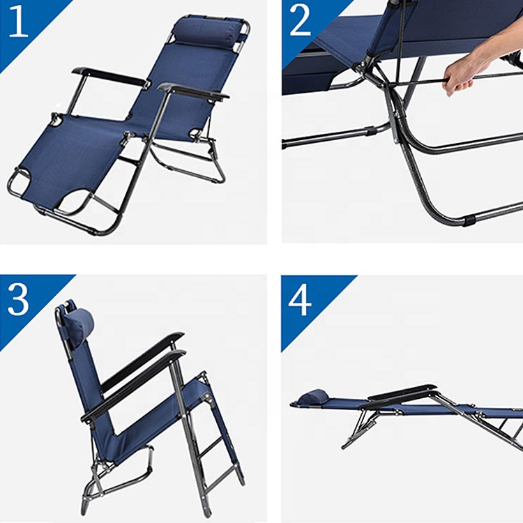 Quick installation of camping chairs