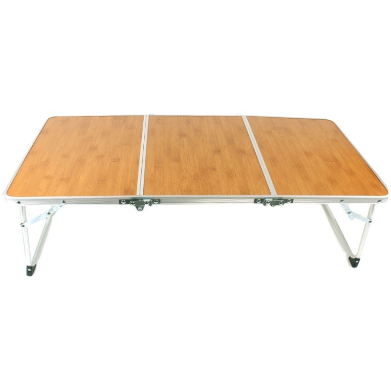 APZA38 Mesa de cama resistente y liviana de 3 pliegues personalizada con mesa de exterior moderna para llevar