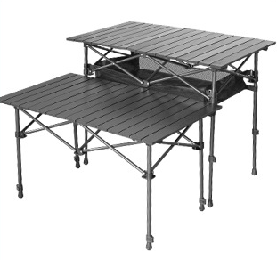 Mesa ajustable de aluminio plegable para acampar de fábrica OEM