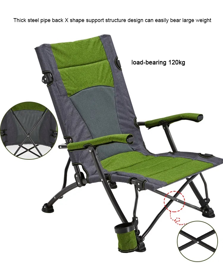 OEM Chaise De Plage Sedia Da Campeggio ligero portátil ocio Picnic pesca al aire libre plegable acampada, jardín silla De playa